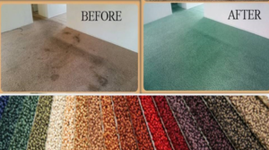 Before and After Cleaning Carpet